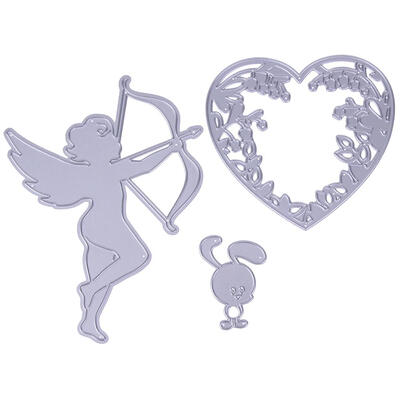 

3pcs Love Angel DIY Cutting Dies Photo Album Scrapbooking Embossing Stencil