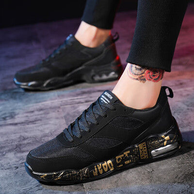 

Summer breathable increase male shoes Korean version of the trend of sports shoes mens casual students cushion shock running shoes