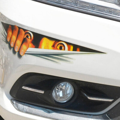 

Faddish 1Pc 9 Type 3D Eyes Peeking Monster Lifelike Car Sticker Creative Modified Stickers Waterproof Car Styling Sticker 2023Cm