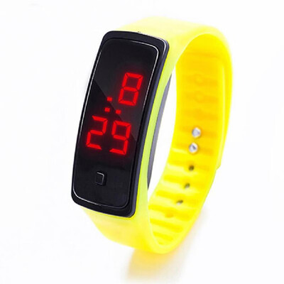

Spot custom second generation student sports electronic watch children promotional gifts LED silicone watch led watch Fluorescent