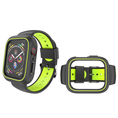 

〖Follure〗Silicone Band Strap Watch bandBelt Watch Case Cover for Apple iWatch 4 40mm