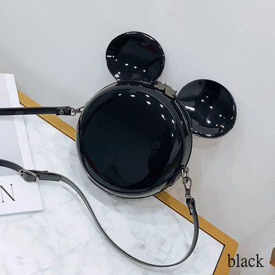 

New Fashion Design Women Mickey Shaped Bag Cute Funny Women Evening Bag Clutch Purse Chain Shoulder Bag for Birthday Gift
