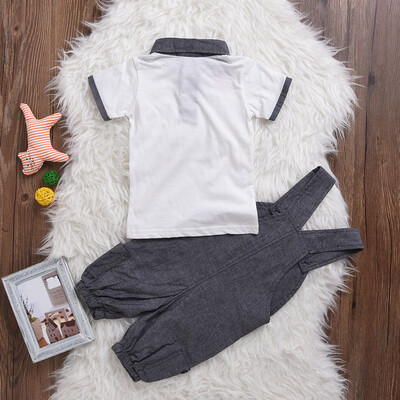 

Newborn Infant Baby Short Sleeve T-shirt Jumpsuit baby Set 70