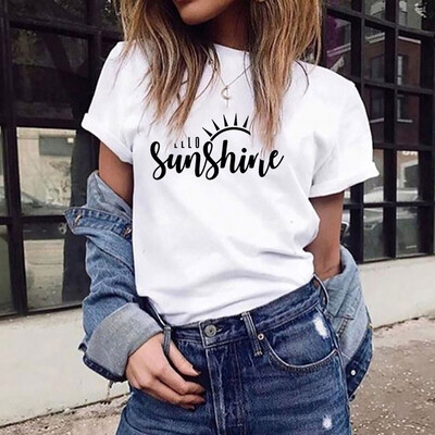 

Starmoon Women Girls Plus Size Print Shirt Short Sleeve T Shirt Blouse Tops