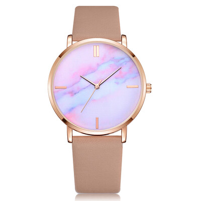 

Lvpai Brand Women Watches Luxury Leather Strip Marble Dial Dress Wristwatch Ladies Gift Quartz Clock Relogio feminino