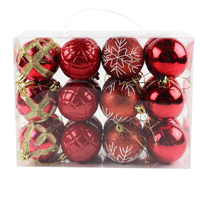 

〖Follure〗60mm Christmas Xmas Tree Ball Bauble Hanging Home Party Ornament Decor