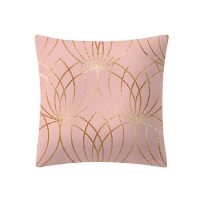 

〖Follure〗Rose Gold Pink Cushion Cover Square Pillowcase Home Decoratio