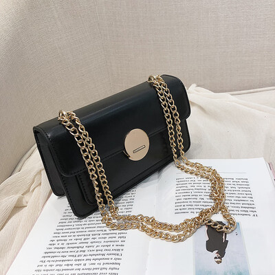 

Advanced sense bag foreign air female bag new 2019 Korean version of the tide simple chain shoulder bag texture diagonal cross small square bag