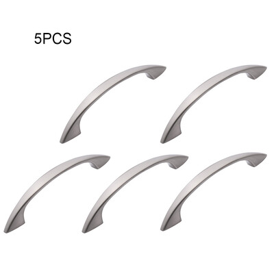 

〖Follure〗Basics Modern Satin Nickel Arch Cabinet Handle 4 in Length 3 in Hole Center