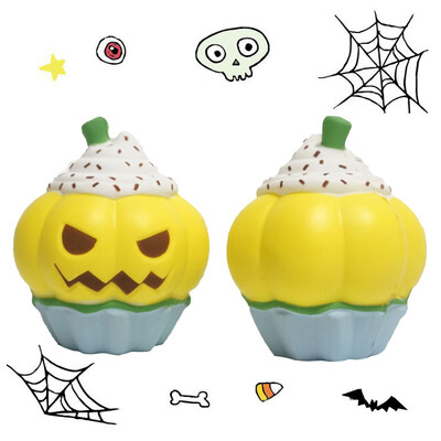 

Gotoamei Pumpkin Ice Cream Squeeze Toy Slow Rising Cream Scented Stress Reliever Toy