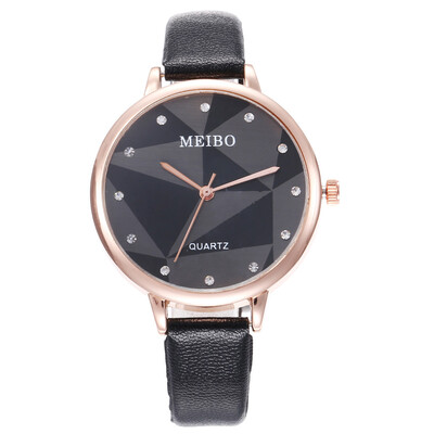 

Fashion Women Watches Dial Ladies Luxury Quartz Wristwatch High Quality Leather Strap Casual Clock Dress Relojes Para Mujer