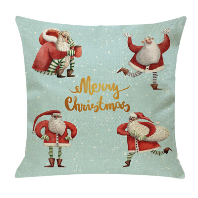 

Tailored Christmas Tree comfortable Sofa Festival Square Pillowcase Cushion