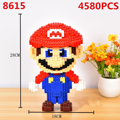 

Super Mario Model Building Blocks Bricks Kids DIY Christmas Birthday Gifts Toys Diamond Doll Pressure Release