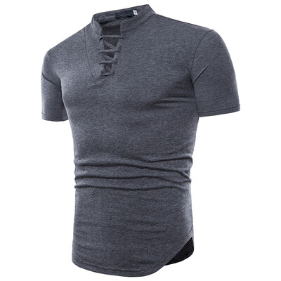 

Men Tether Design Solid Color Men\s T-shirt