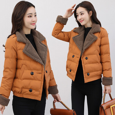 

2018 Korean harajuku womens down&thickened cotton-padded winter ladies short cotton-padded jacket