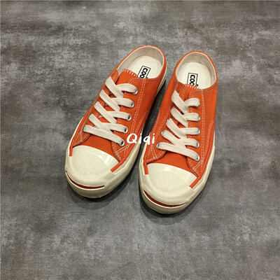

or open smiles half slippers canvas shoes no heels summer 2019 new students Korean board shoes girls Korean shoes shoes