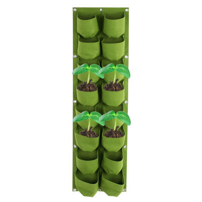 

Greensen 16 Pockets Vertical Greening Hanging Wall Outdoor Garden Grow Plant Bags Planter