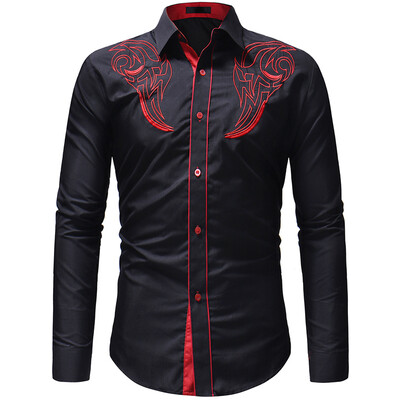 

Men\S Totem Embroidered Shirt