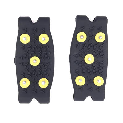 

1 Pair 5 Stud Anti Slip Snow Ice Climbing Grips Crampon Cleat Shoes Cover