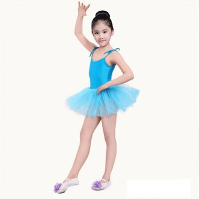 

Dance Sling Ballet Dress Girls Dance Costumes Exercise Clothes Small Princess Fluffy Dancewear