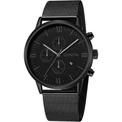 

Fashion Women Sport Watch GENEVA Clock Mesh Band Stainless Steel Analog Quartz Wristwatch Lady Female Luxury Watches