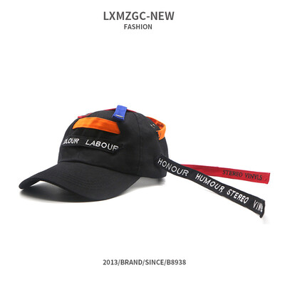 

2019 New Hat Fashion Fashion Hip Hop Hat Ribbon Adjustable Baseball Hat Factory Wholesale Cap