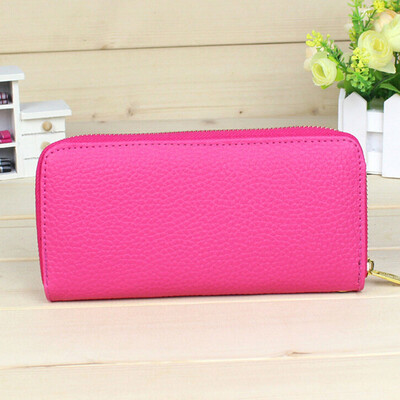 

Tailored Fashion Women Leather Zipper Wallet Clutch Card Holder Purse Lady Long Handbag