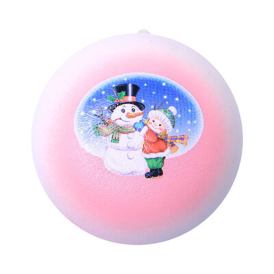 

Gotoamei Hot Christmas Snowma Bread Slow Rising Scented Relieve Stress Toy Key Pendant