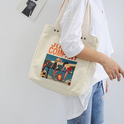 

Bag womens bag student net red shoulder bag women large canvas bag women ins wind Harajuku