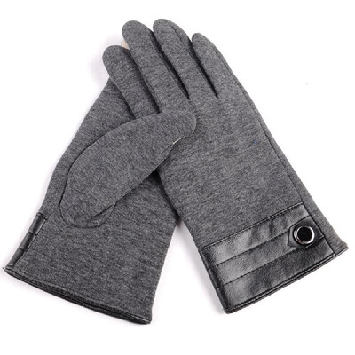 

Winter Warm Soft Full Finger Gloves Touch Screen Wrist Glove Outdoor Thermal Finger Tips Mittens for Men