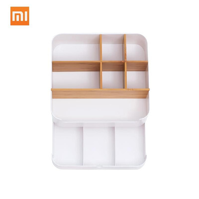 

Xiaomi Multifunction Storage Case Makeup Brush Plastic Container Drawer Case Jewelry Organizer Office Casket Box Lipsticks Storage