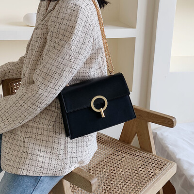 

Scrub retro bag female 2019 autumn new Korean version of the wild texture Messenger bag small chain fashion small square bag