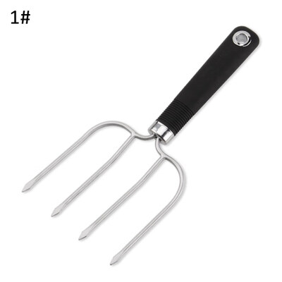 

12Pcs Strengthened Camping Picnic BBQ Turkey 4-Pin Lifter Fork Roasting Tool