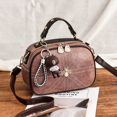 

Texture womens bag summer fashion network celebrity small black bag simple single shoulder oblique satchel bag