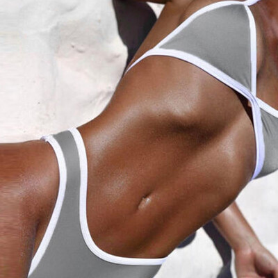 

Roseonmyhand Brazilian Women Push Up Bra Padded Top Bikini Set Swimsuit Swimwear