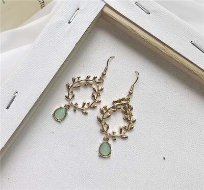 

2019 new brand design wheat spike geometry earrings generous minimalist gentle wind earrings gift for women
