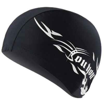 

Adult Unisex Soft Cap Bathing Hat Swimming Cap Fabric Waterproof Spandex