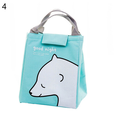 

Portable Thickened Handled Heat Insulated Bag Lunch Box Tote Picnic Bento Pouch