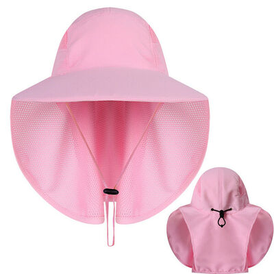 

Fishing Hat Sun Visor Cap Summer Sun Protection Removable Ear Neck Flap Cover