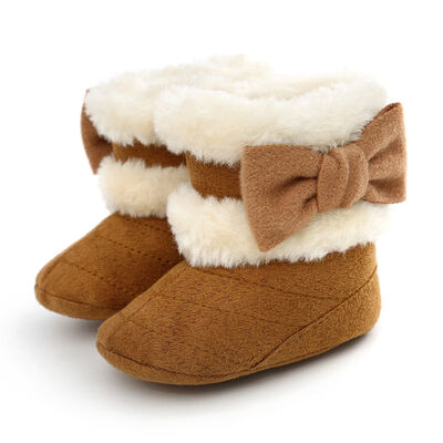 

Baby Bootsborn Winter plus Velvet Girls Shoes Warm Infant Footwear Baby Girls Snow Boots Toddler