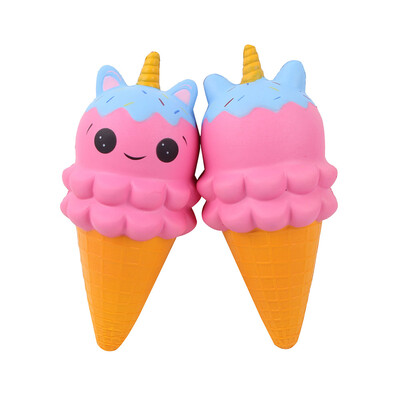 

Siaonvr Unicorn Ice Cream Scented Slow Rising Squeeze Toy Collection Stress Reliever Toy