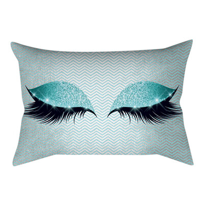 

〖Follure〗Eyelash Out Soft Velvet Cushion Cover 30x50cm Marble Pillow Cases
