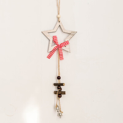 

Toponeto Christmas Decor Gifts Wooden Pendant Tree Ornament Party Home Hanging Decor