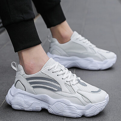 

2019 new autumn luminous reflective luminous old tide shoes trend wild personality sports&leisure outdoor mens shoes