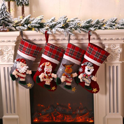 

Christmas New Style Creative Doll Christmas Socks Gift Bag Christmas Tree Pendant Christmas Decoration For Christmas Party Decora