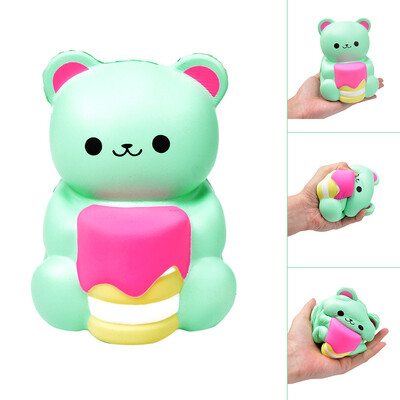

Gotoamei Sitting Bear Shape Decompression Venting Toy Slow Rebound Simulation Animal Toy