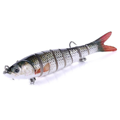 

54 Inch 137cm 27g Multi Jointed 8 Segment Fishing Lure Swimbaits Artificial Hard Bait Lure Fishing Treble Hook Tackle