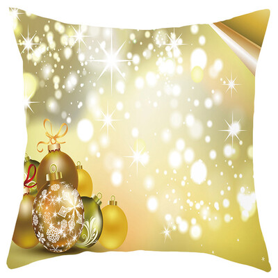 

Siaonvr Merry Christmas Short Plush Pillowcase Sofa Pad Set Home Decoration 18x18 Inch