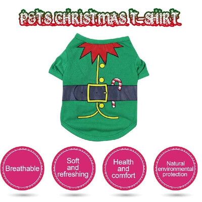 

Dog shirt Dog Christmas T-shirt Pet T-shirt Dogs Christmas T-Shirt Summer Dog T-shirt Pet Dogs Clothing Christmas Dog Clothing Pol