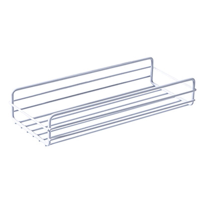 

Kitchen And Bathroom Practical Traceless Adhesive Iron Shelf Nail-Free Wall-Hanging Shampoo